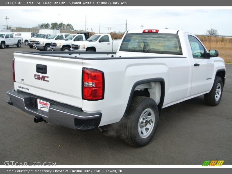 Summit White / Jet Black/Dark Ash 2014 GMC Sierra 1500 Regular Cab