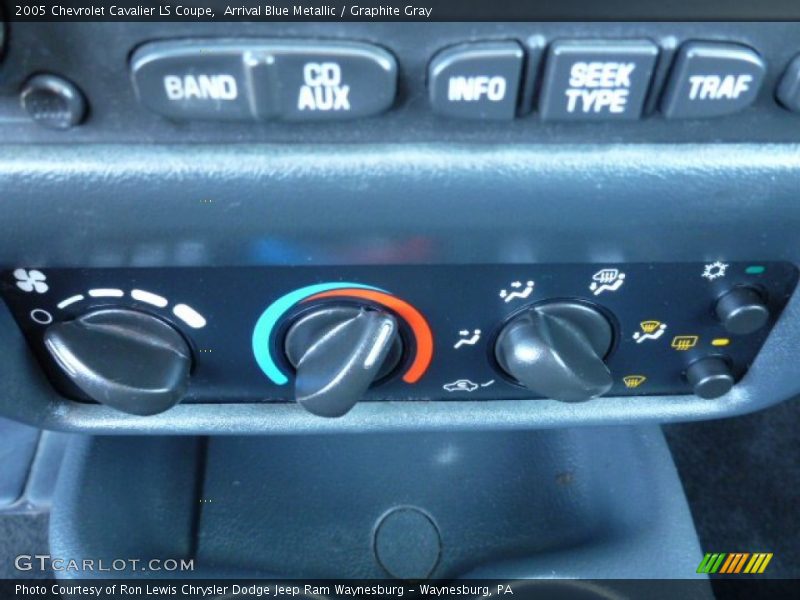 Arrival Blue Metallic / Graphite Gray 2005 Chevrolet Cavalier LS Coupe