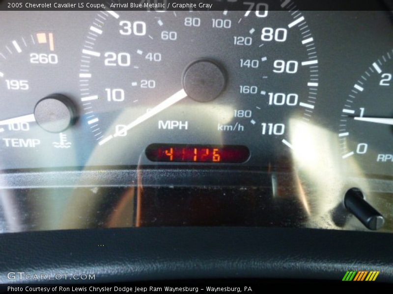 Arrival Blue Metallic / Graphite Gray 2005 Chevrolet Cavalier LS Coupe