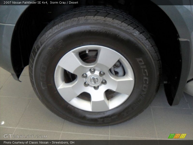 Storm Gray / Desert 2007 Nissan Pathfinder SE 4x4