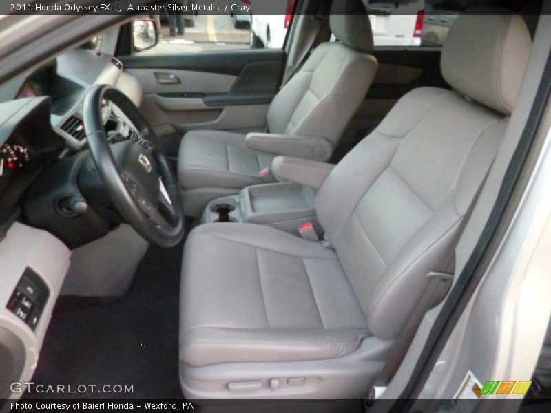 Alabaster Silver Metallic / Gray 2011 Honda Odyssey EX-L