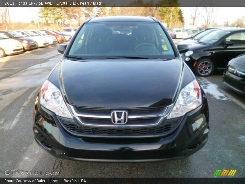 Crystal Black Pearl / Black 2011 Honda CR-V SE 4WD