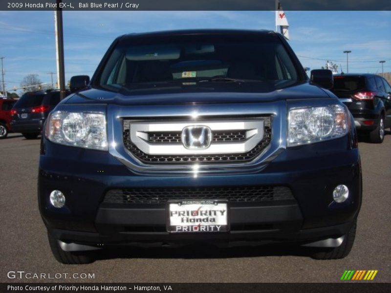 Bali Blue Pearl / Gray 2009 Honda Pilot EX-L