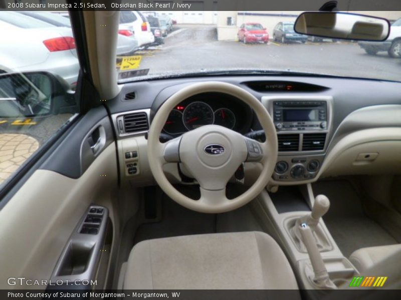 Dashboard of 2008 Impreza 2.5i Sedan