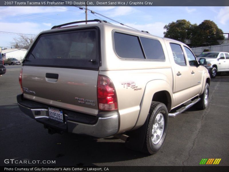 Desert Sand Mica / Graphite Gray 2007 Toyota Tacoma V6 PreRunner TRD Double Cab