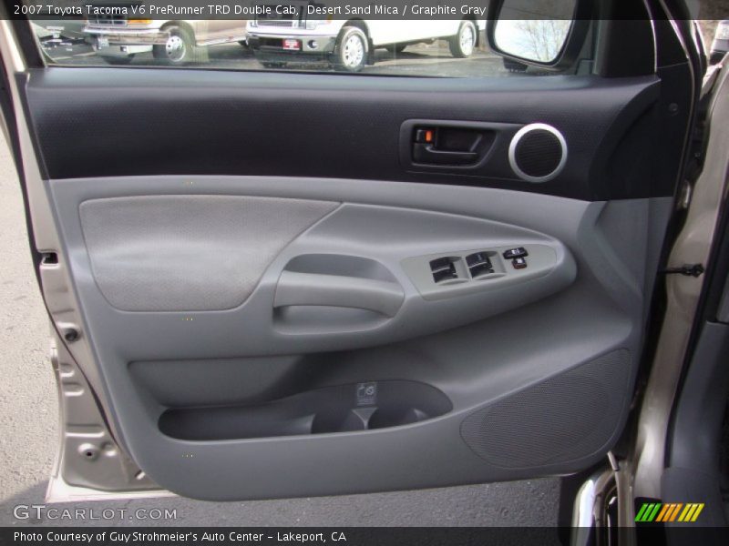 Desert Sand Mica / Graphite Gray 2007 Toyota Tacoma V6 PreRunner TRD Double Cab
