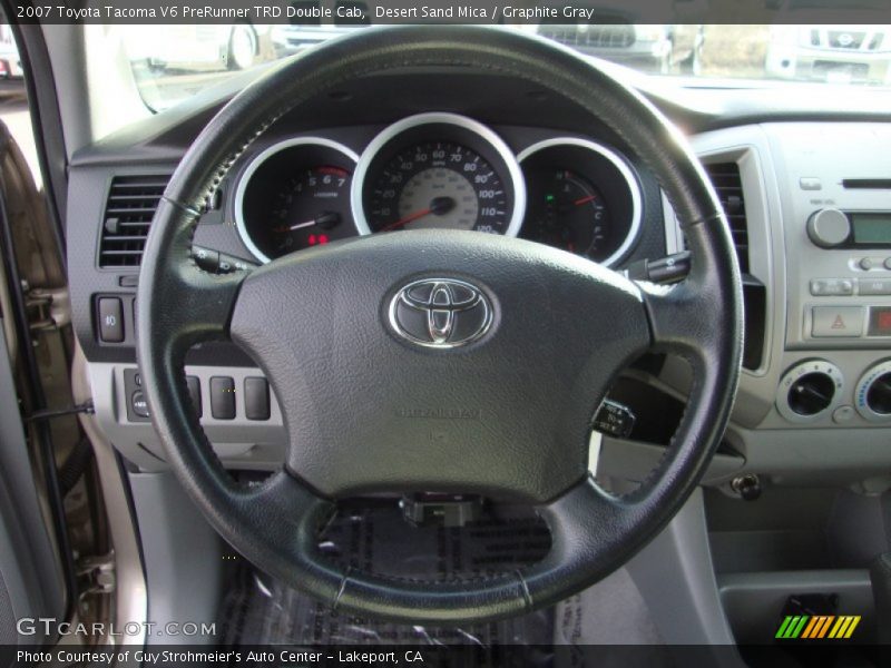 Desert Sand Mica / Graphite Gray 2007 Toyota Tacoma V6 PreRunner TRD Double Cab