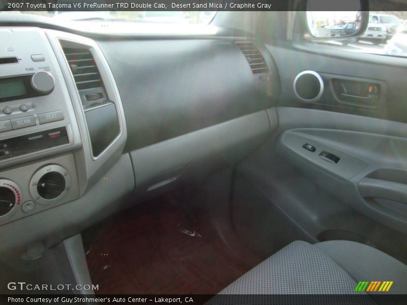 Desert Sand Mica / Graphite Gray 2007 Toyota Tacoma V6 PreRunner TRD Double Cab