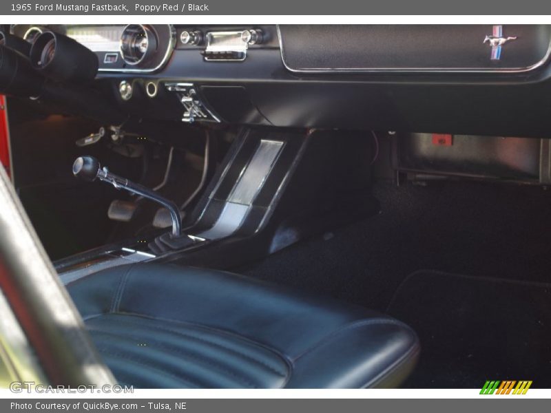 Poppy Red / Black 1965 Ford Mustang Fastback