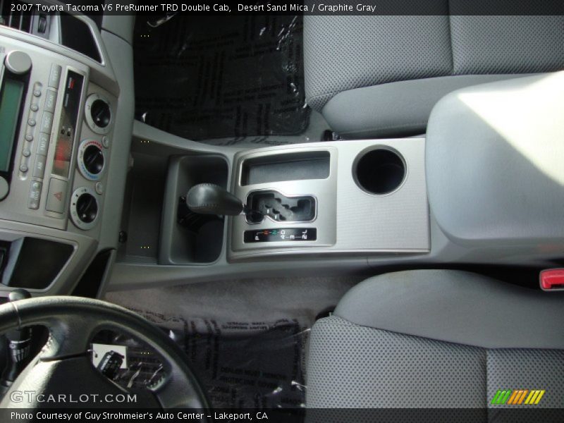 Desert Sand Mica / Graphite Gray 2007 Toyota Tacoma V6 PreRunner TRD Double Cab