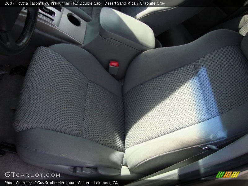 Desert Sand Mica / Graphite Gray 2007 Toyota Tacoma V6 PreRunner TRD Double Cab