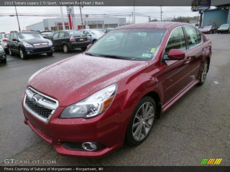 Venetian Red Pearl / Black 2013 Subaru Legacy 2.5i Sport