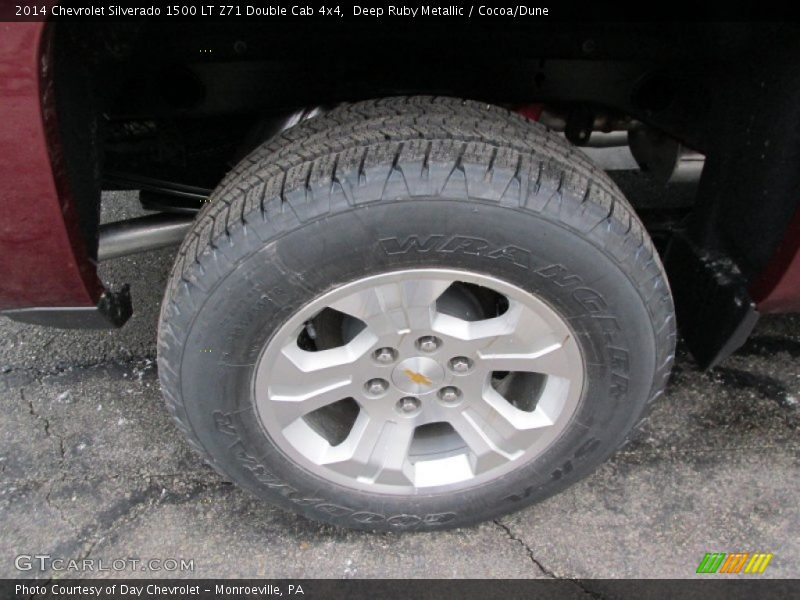 Deep Ruby Metallic / Cocoa/Dune 2014 Chevrolet Silverado 1500 LT Z71 Double Cab 4x4