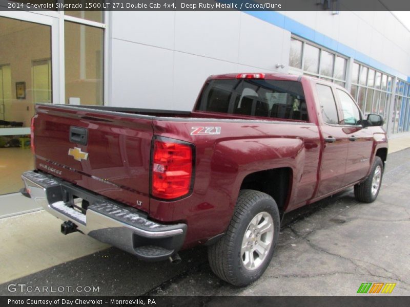 Deep Ruby Metallic / Cocoa/Dune 2014 Chevrolet Silverado 1500 LT Z71 Double Cab 4x4