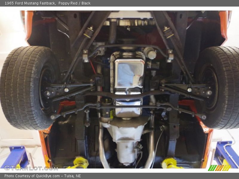 Poppy Red / Black 1965 Ford Mustang Fastback