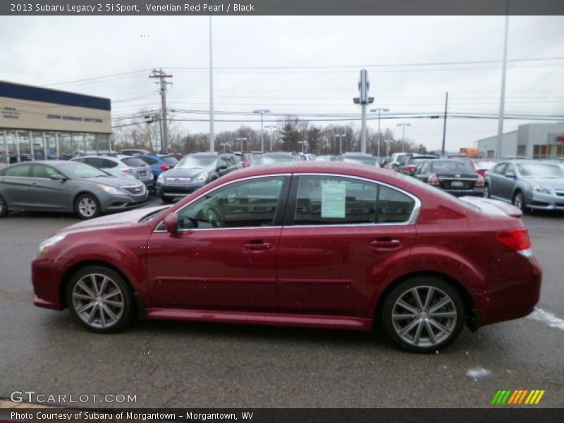 Venetian Red Pearl / Black 2013 Subaru Legacy 2.5i Sport