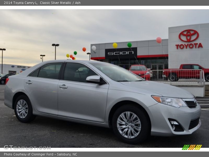 Classic Silver Metallic / Ash 2014 Toyota Camry L