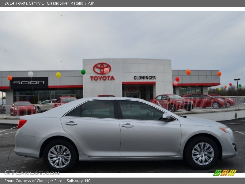 Classic Silver Metallic / Ash 2014 Toyota Camry L