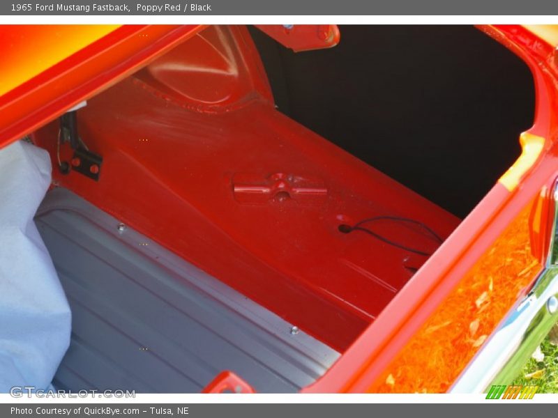 Poppy Red / Black 1965 Ford Mustang Fastback