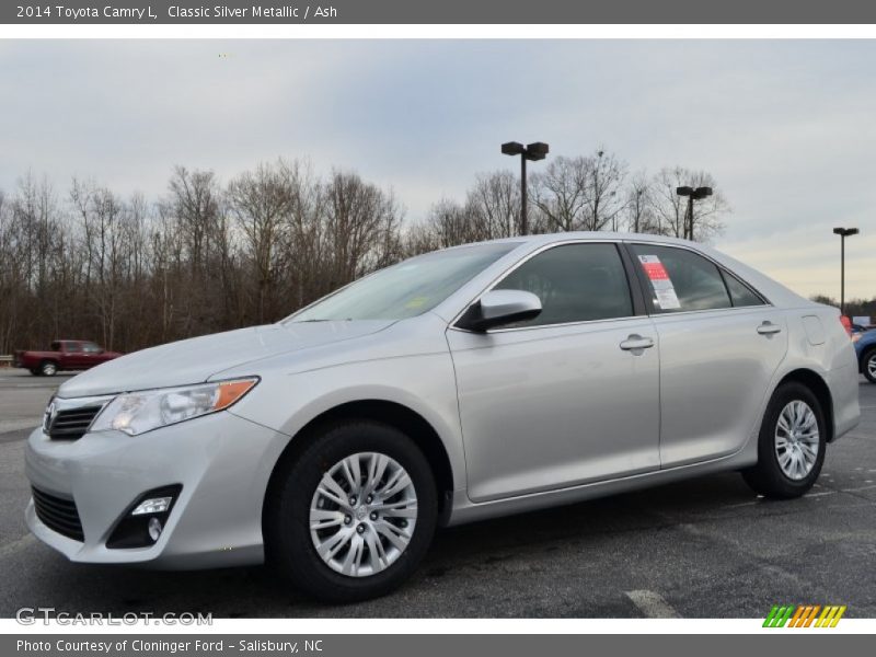 Classic Silver Metallic / Ash 2014 Toyota Camry L