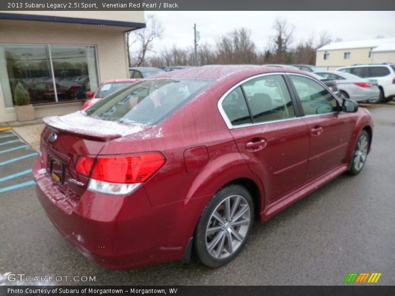 Venetian Red Pearl / Black 2013 Subaru Legacy 2.5i Sport