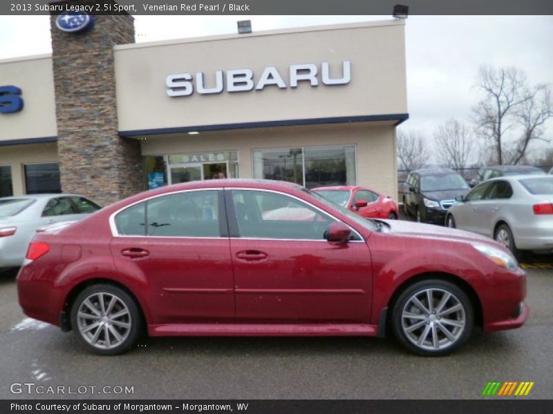 Venetian Red Pearl / Black 2013 Subaru Legacy 2.5i Sport