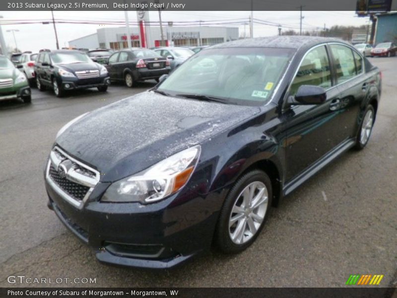 Deep Indigo Pearl / Ivory 2013 Subaru Legacy 2.5i Premium