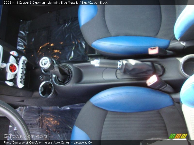 Lightning Blue Metallic / Blue/Carbon Black 2008 Mini Cooper S Clubman