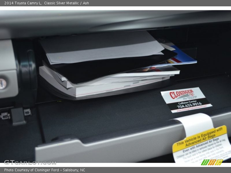 Classic Silver Metallic / Ash 2014 Toyota Camry L