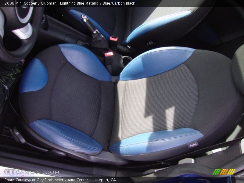 Front Seat of 2008 Cooper S Clubman