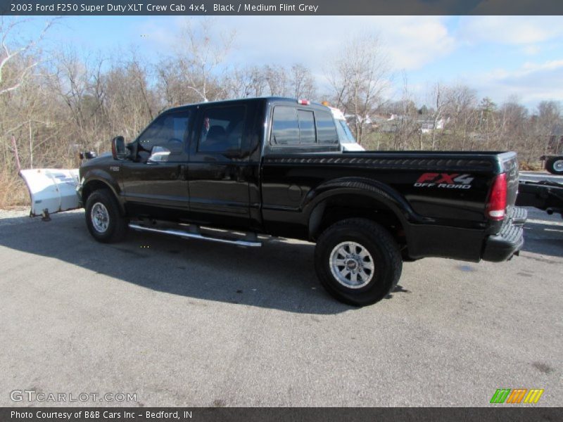 Black / Medium Flint Grey 2003 Ford F250 Super Duty XLT Crew Cab 4x4