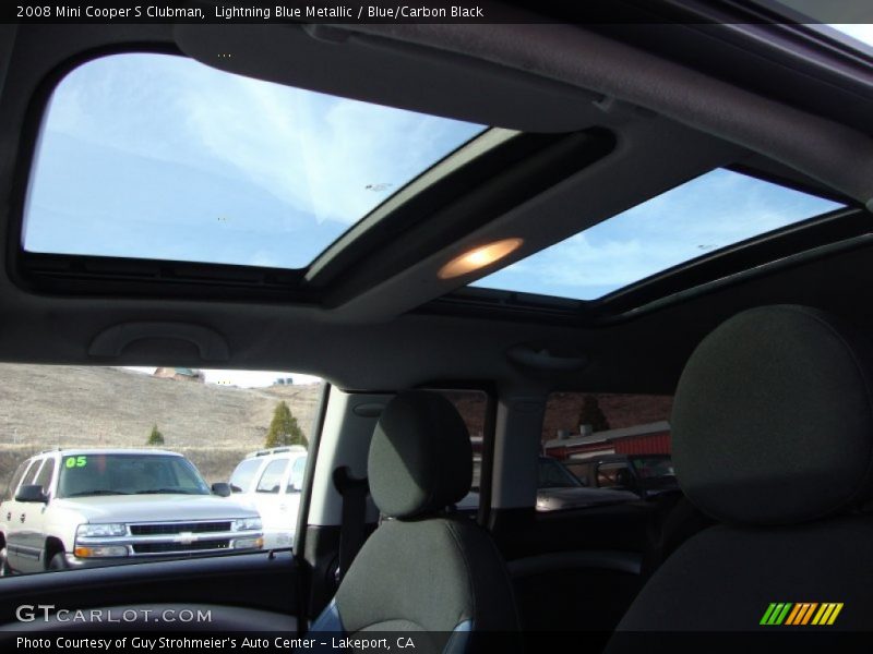 Sunroof of 2008 Cooper S Clubman