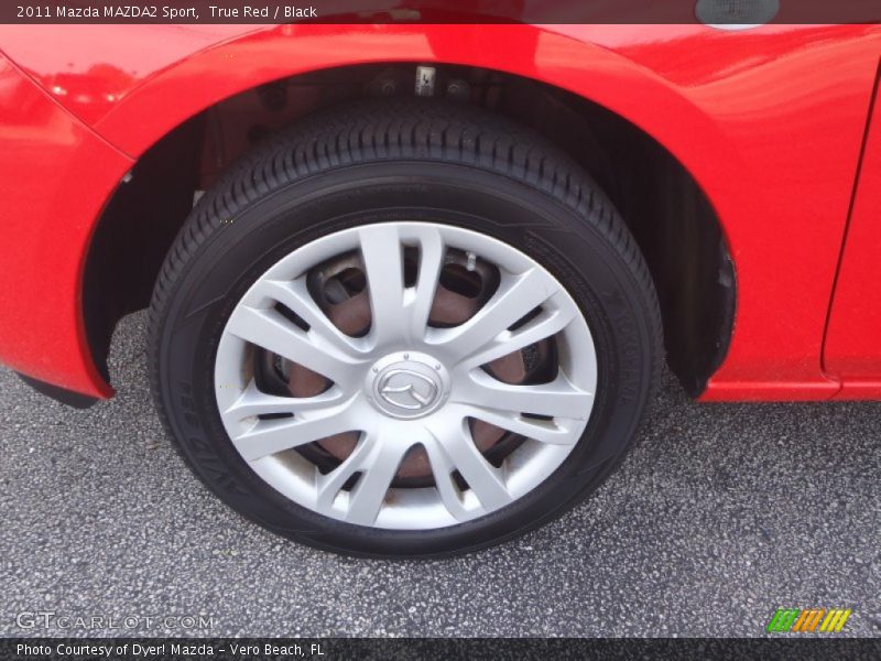 True Red / Black 2011 Mazda MAZDA2 Sport