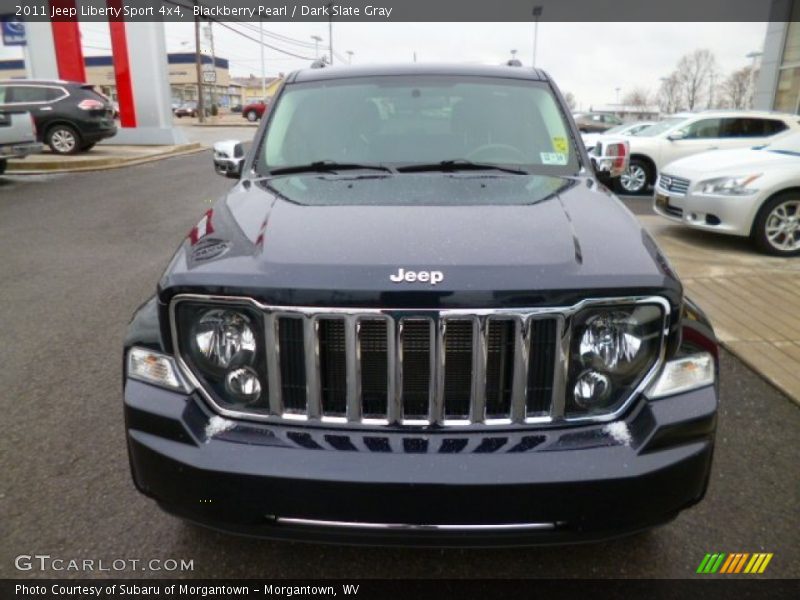 Blackberry Pearl / Dark Slate Gray 2011 Jeep Liberty Sport 4x4