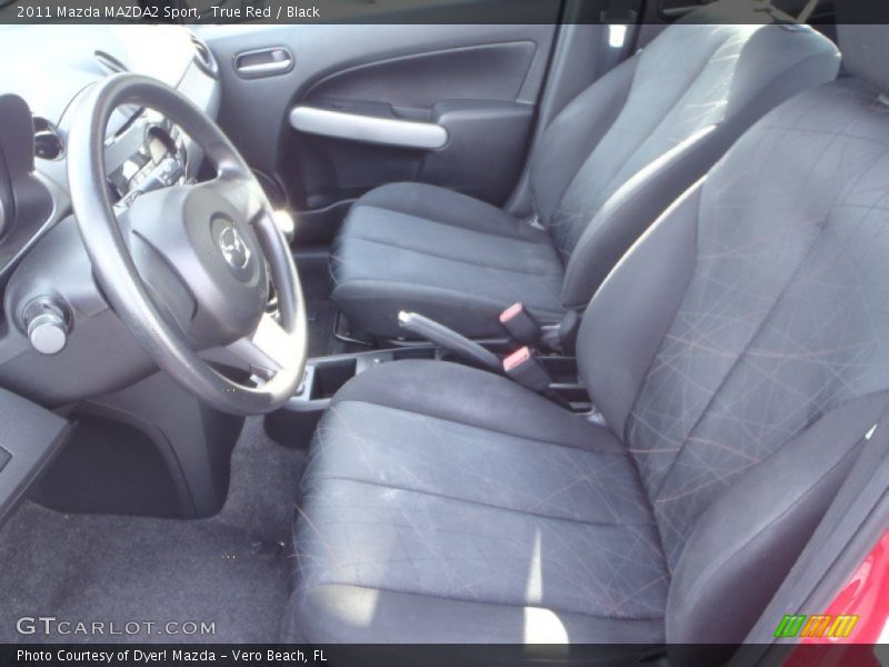 True Red / Black 2011 Mazda MAZDA2 Sport