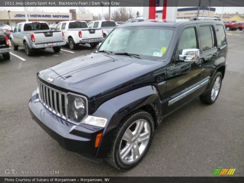 Blackberry Pearl / Dark Slate Gray 2011 Jeep Liberty Sport 4x4
