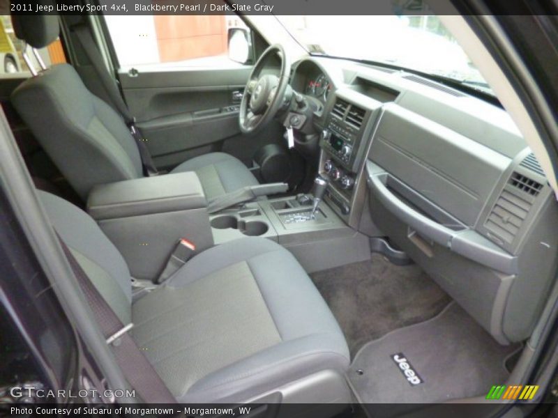 Blackberry Pearl / Dark Slate Gray 2011 Jeep Liberty Sport 4x4