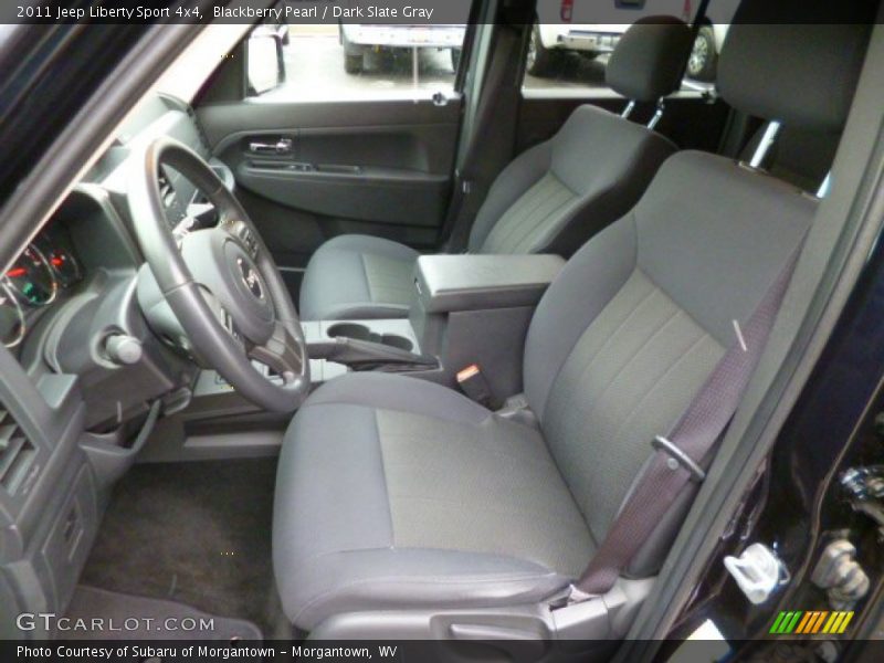 Blackberry Pearl / Dark Slate Gray 2011 Jeep Liberty Sport 4x4