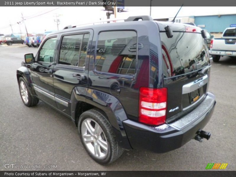 Blackberry Pearl / Dark Slate Gray 2011 Jeep Liberty Sport 4x4