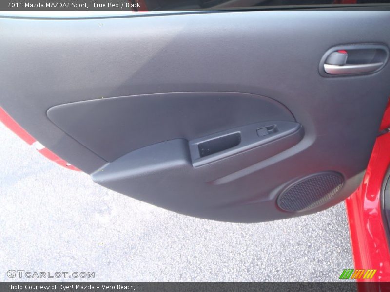 True Red / Black 2011 Mazda MAZDA2 Sport