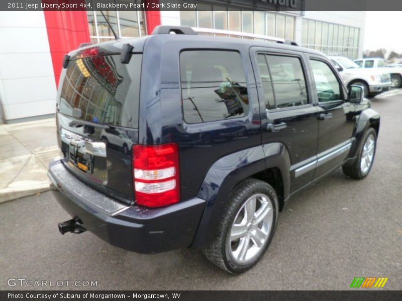 Blackberry Pearl / Dark Slate Gray 2011 Jeep Liberty Sport 4x4