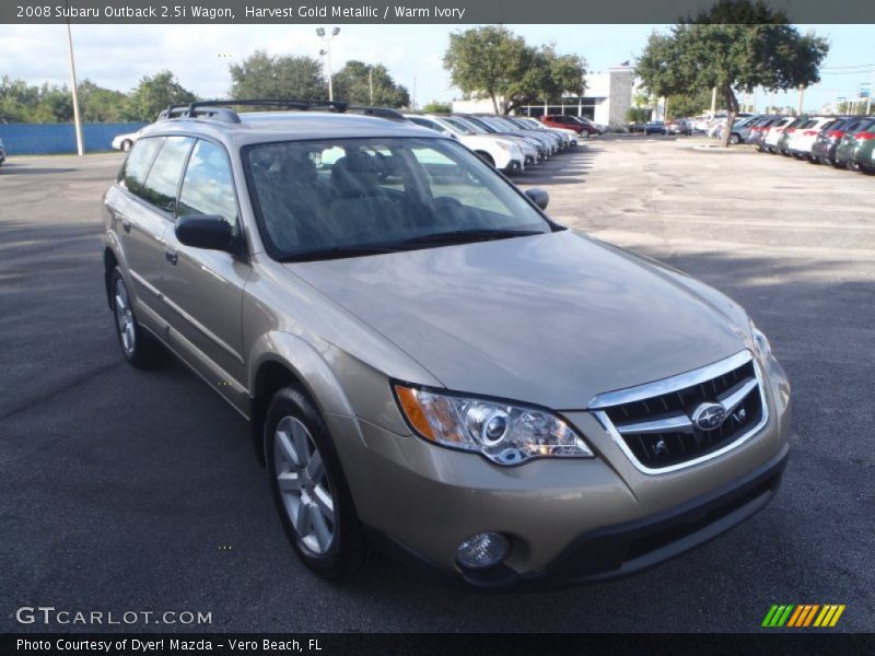 Front 3/4 View of 2008 Outback 2.5i Wagon