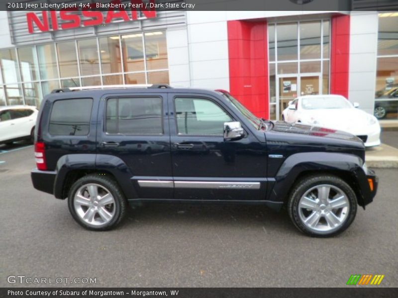 Blackberry Pearl / Dark Slate Gray 2011 Jeep Liberty Sport 4x4