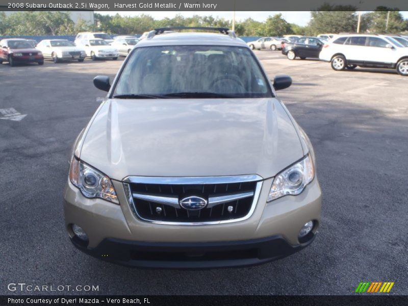 Harvest Gold Metallic / Warm Ivory 2008 Subaru Outback 2.5i Wagon