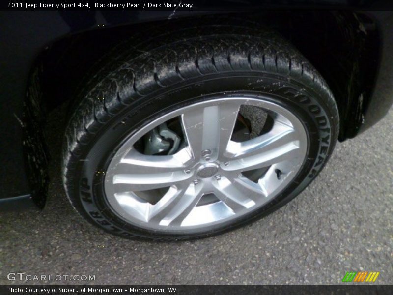 Blackberry Pearl / Dark Slate Gray 2011 Jeep Liberty Sport 4x4