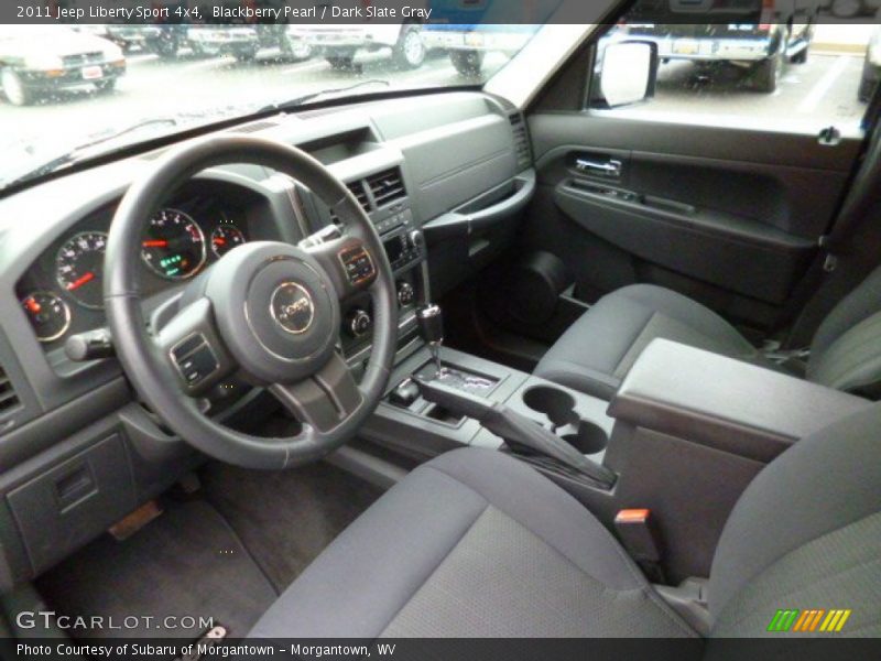 Blackberry Pearl / Dark Slate Gray 2011 Jeep Liberty Sport 4x4