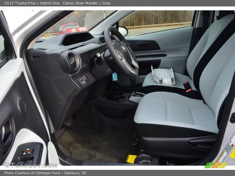 Classic Silver Metallic / Gray 2013 Toyota Prius c Hybrid One