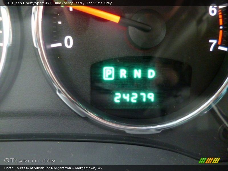 Blackberry Pearl / Dark Slate Gray 2011 Jeep Liberty Sport 4x4