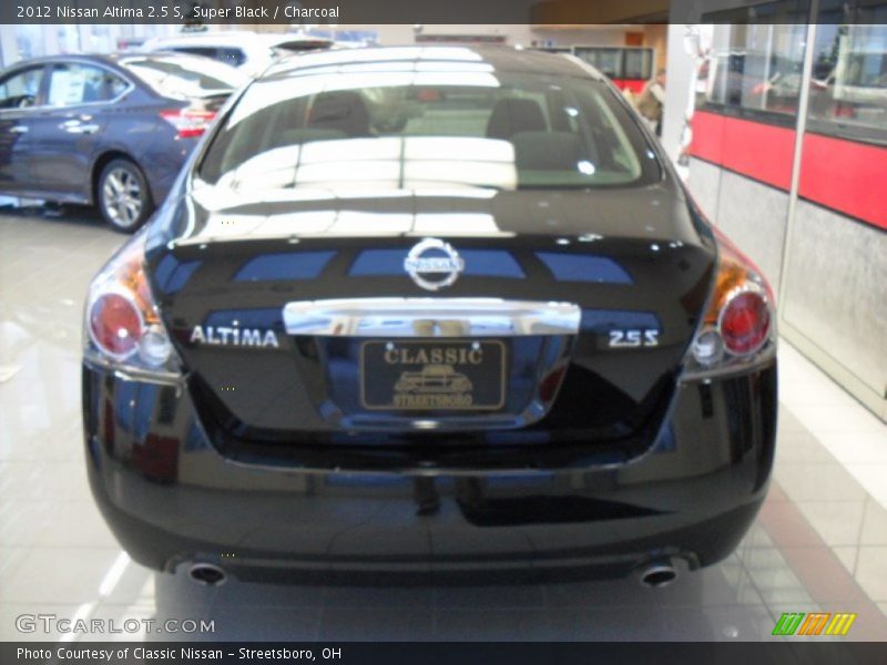 Super Black / Charcoal 2012 Nissan Altima 2.5 S