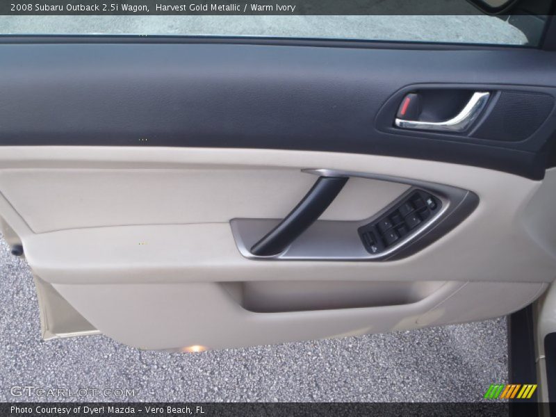 Harvest Gold Metallic / Warm Ivory 2008 Subaru Outback 2.5i Wagon
